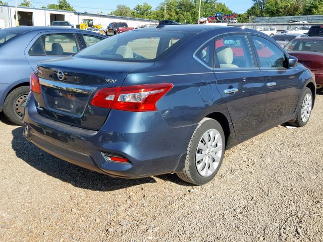 3N1AB7AP7HY294360 - 2017 NISSAN SENTRA S GRAY photo 4