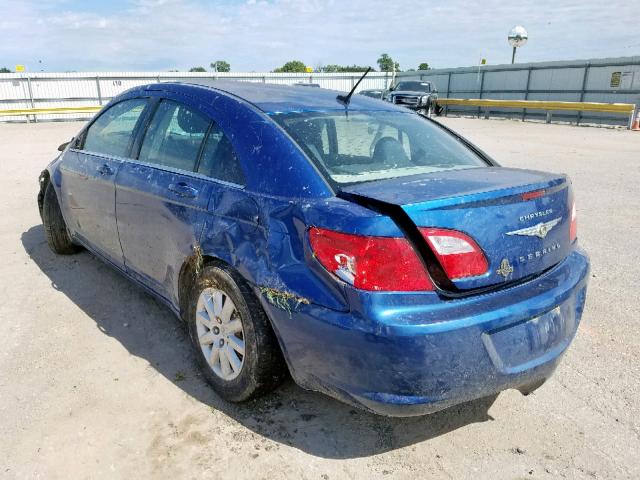 1C3LC46B09N534463 - 2009 CHRYSLER SEBRING LX BLUE photo 3