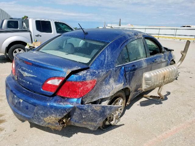 1C3LC46B09N534463 - 2009 CHRYSLER SEBRING LX BLUE photo 4