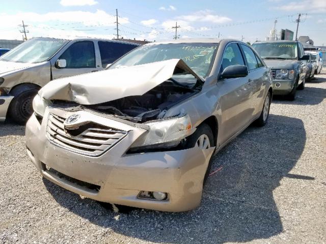 4T1BK46K07U501911 - 2007 TOYOTA CAMRY NEW GOLD photo 2