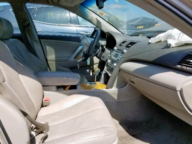 4T1BK46K07U501911 - 2007 TOYOTA CAMRY NEW GOLD photo 5