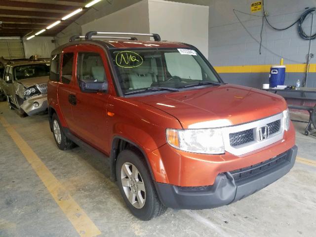 5J6YH2H73AL009262 - 2010 HONDA ELEMENT EX ORANGE photo 1