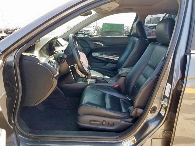 1HGCP36858A021893 - 2008 HONDA ACCORD EXL GRAY photo 5