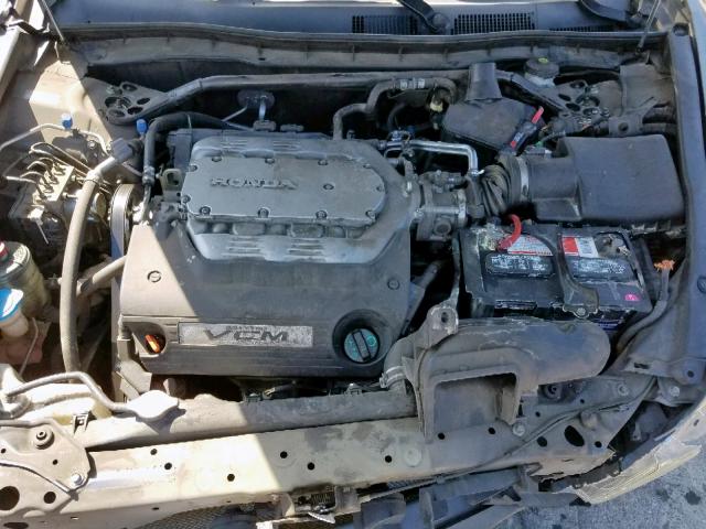 1HGCP36858A021893 - 2008 HONDA ACCORD EXL GRAY photo 7