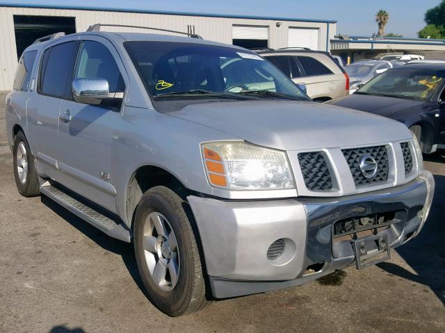 5N1AA08A35N733955 - 2005 NISSAN ARMADA SE SILVER photo 1