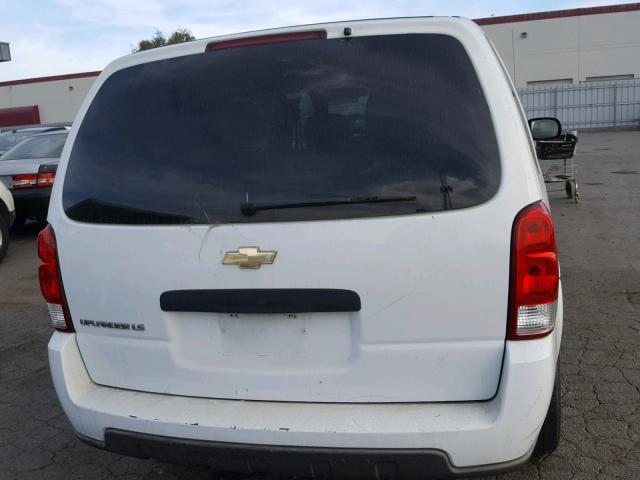 1GNDV23LX6D138089 - 2006 CHEVROLET UPLANDER L 白色 照片 9