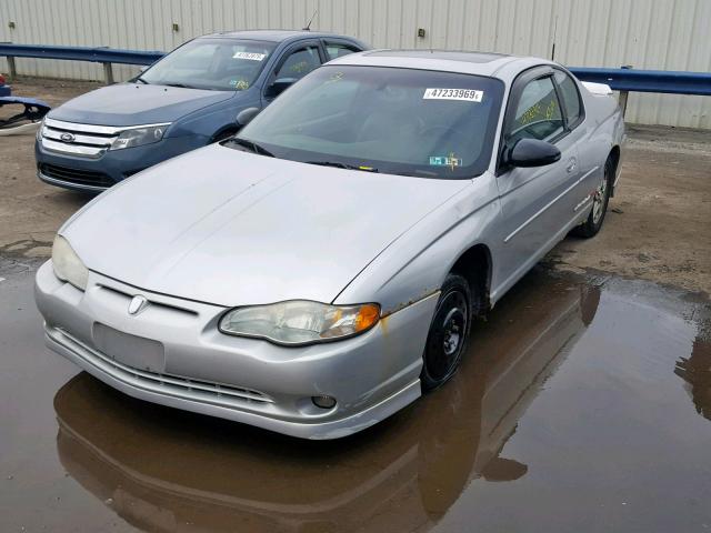 2G1WX12K139378860 - 2003 CHEVROLET MONTE CARL GRAY photo 2