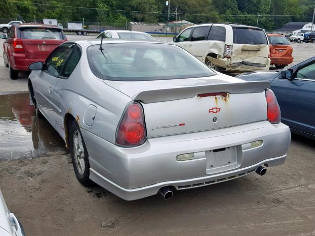 2G1WX12K139378860 - 2003 CHEVROLET MONTE CARL GRAY photo 3