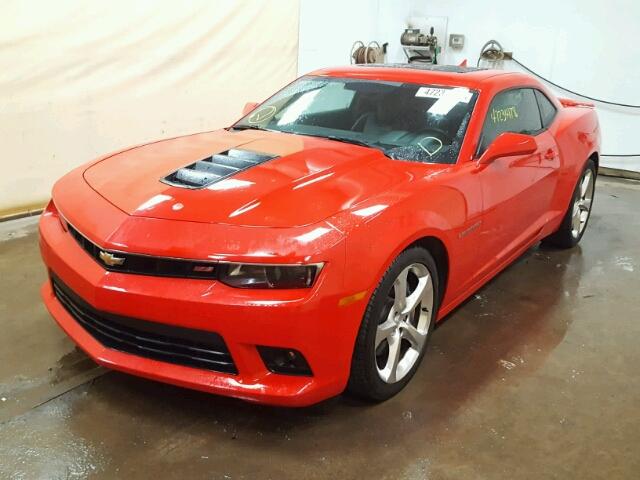 2G1FK1EJ5F9157218 - 2015 CHEVROLET CAMARO 2SS RED photo 2