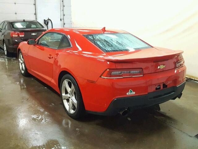 2G1FK1EJ5F9157218 - 2015 CHEVROLET CAMARO 2SS RED photo 3