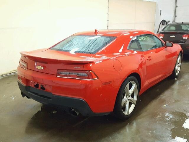 2G1FK1EJ5F9157218 - 2015 CHEVROLET CAMARO 2SS RED photo 4