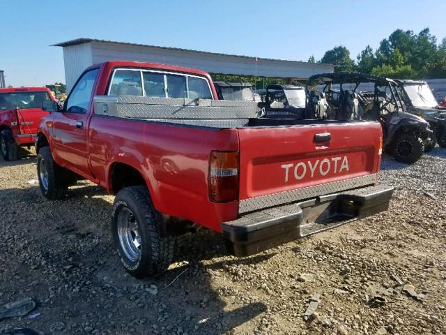 JT4RN01P0N0037982 - 1992 TOYOTA PICKUP 1/2 RED photo 3