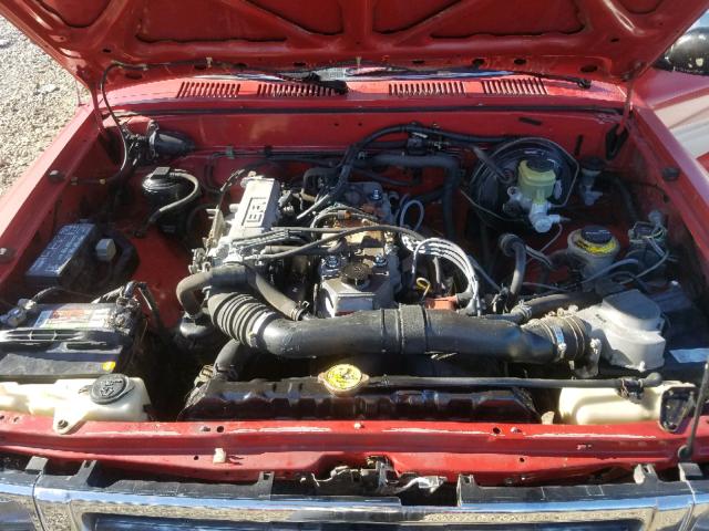 JT4RN01P0N0037982 - 1992 TOYOTA PICKUP 1/2 RED photo 7