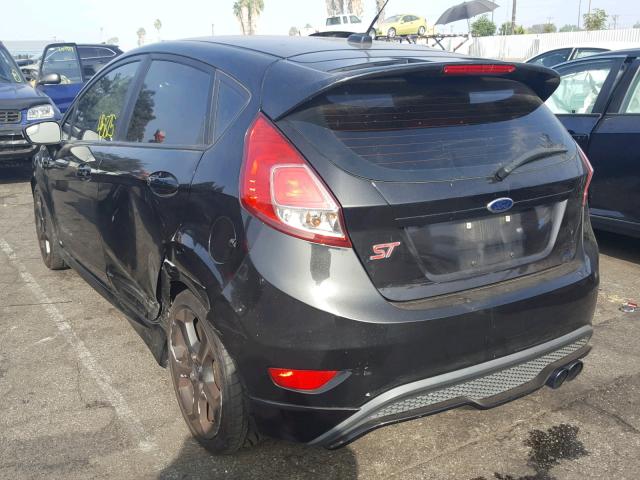 3FADP4GX3EM186747 - 2014 FORD FIESTA ST BLACK photo 3