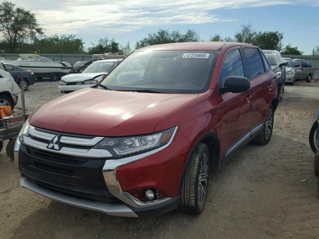 JA4AZ3A33GZ065610 - 2016 MITSUBISHI OUTLANDER RED photo 2