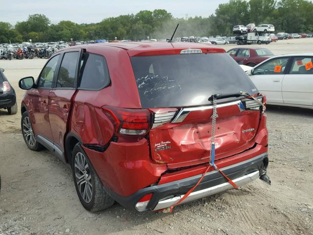 JA4AZ3A33GZ065610 - 2016 MITSUBISHI OUTLANDER RED photo 3