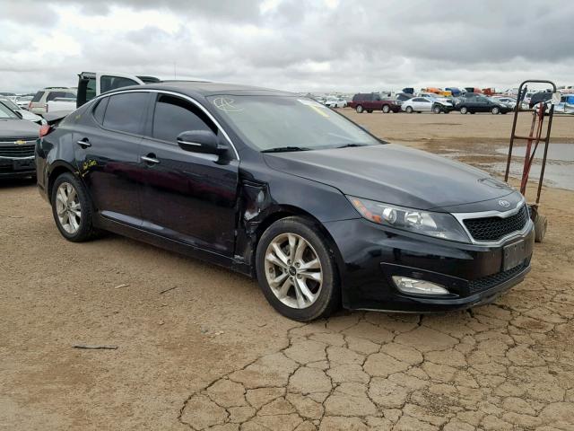 KNAGN4A77B5057138 - 2011 KIA OPTIMA EX BLACK photo 1