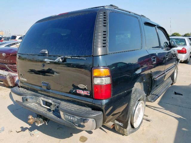 1GKEC13V86R117800 - 2006 GMC YUKON BLACK photo 4