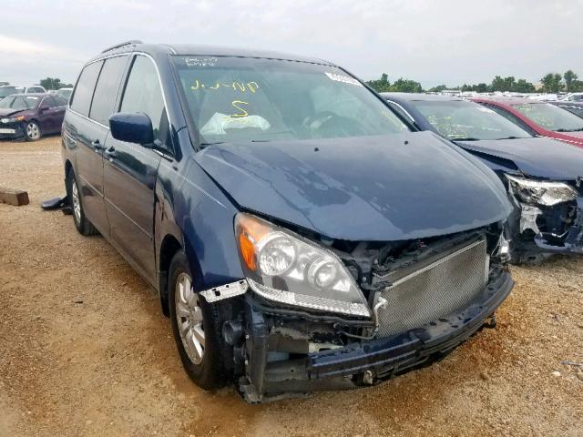 5FNRL3H43AB059943 - 2010 HONDA ODYSSEY EX BLUE photo 1