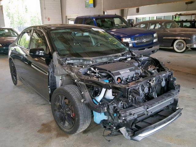 1HGCR3F81HA028706 - 2017 HONDA ACCORD EXL BLACK photo 1