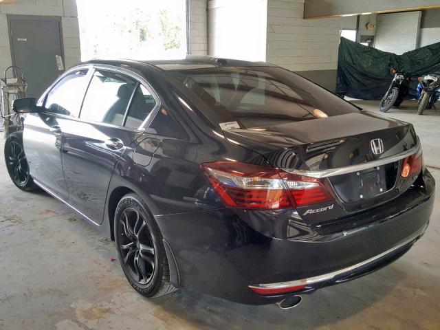 1HGCR3F81HA028706 - 2017 HONDA ACCORD EXL BLACK photo 3