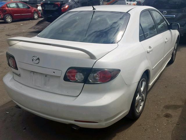 1YVHP80C275M34418 - 2007 MAZDA 6 I WHITE photo 4