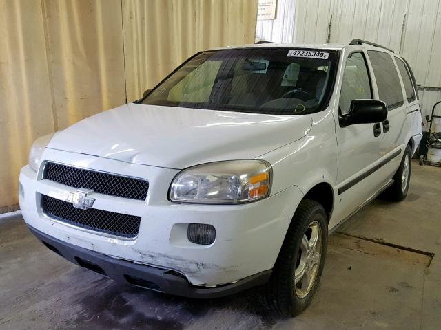 1GNDV23167D181599 - 2007 CHEVROLET UPLANDER L WHITE photo 2