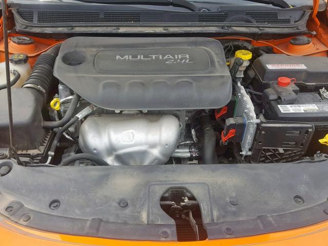 1C3CDFBBXED670291 - 2014 DODGE DART SXT ORANGE photo 7