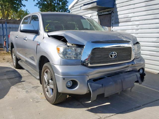 5TBEV581X7S457416 - 2007 TOYOTA TUNDRA CRE GRAY photo 1