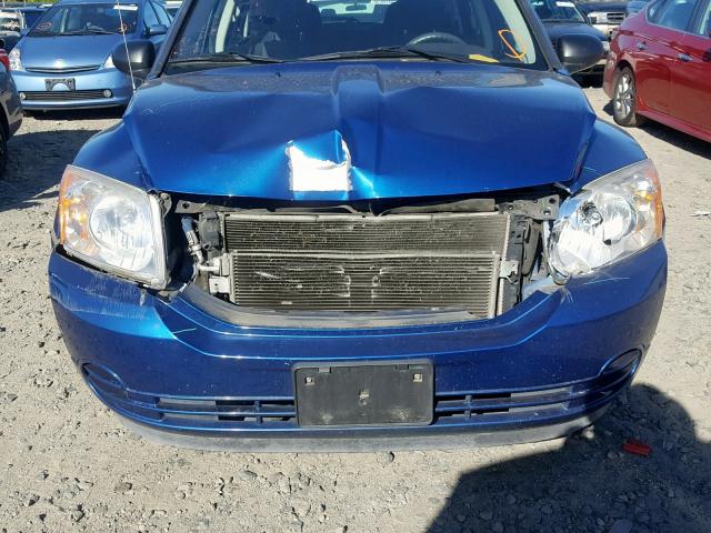 1B3CB1HA3AD587817 - 2010 DODGE CALIBER EX BLUE photo 9