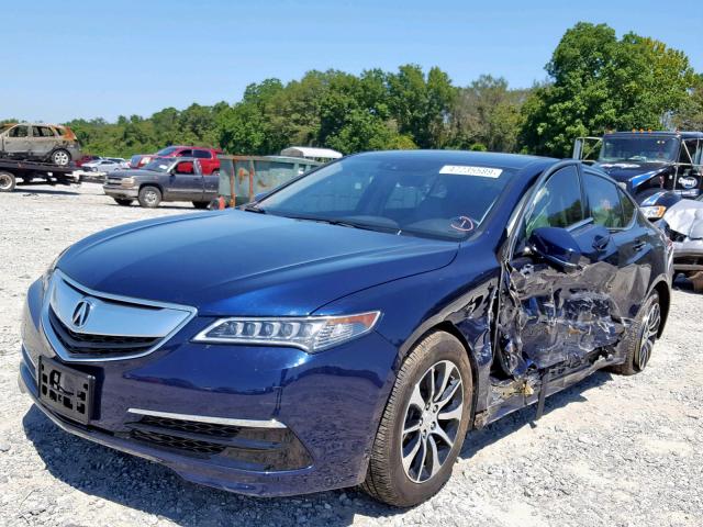 19UUB1F55GA001770 - 2016 ACURA TLX TECH BLUE photo 2