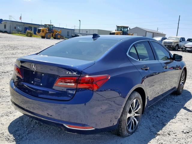 19UUB1F55GA001770 - 2016 ACURA TLX TECH BLUE photo 4