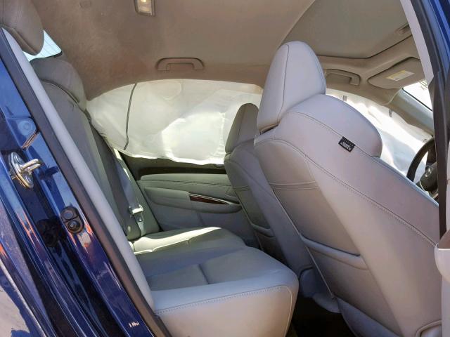 19UUB1F55GA001770 - 2016 ACURA TLX TECH BLUE photo 6