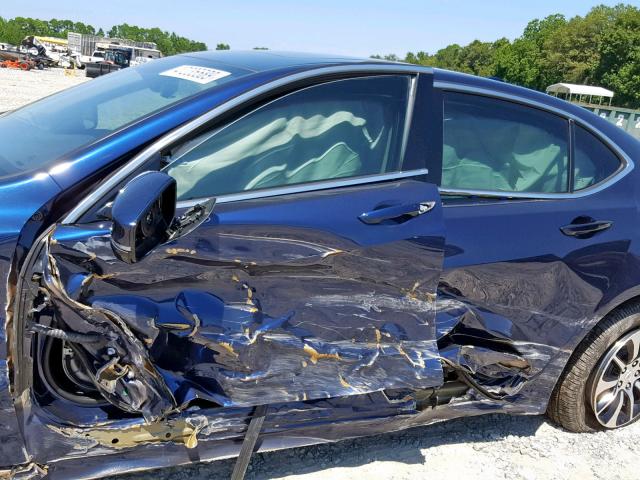 19UUB1F55GA001770 - 2016 ACURA TLX TECH BLUE photo 9