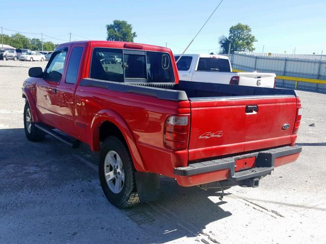 1FTZR45E72TA14911 - 2002 FORD RANGER SUP RED photo 3