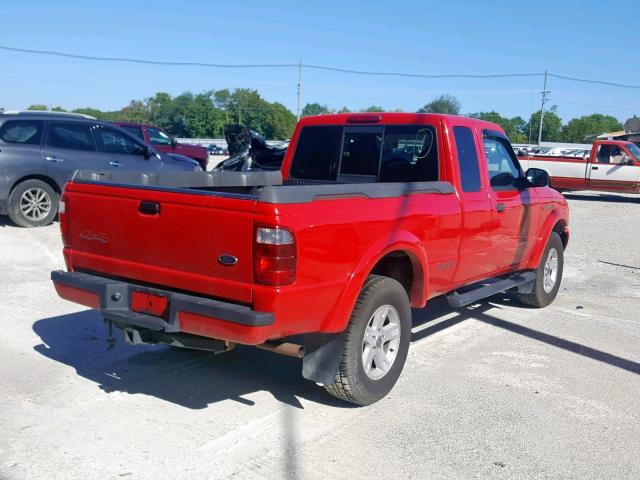 1FTZR45E72TA14911 - 2002 FORD RANGER SUP RED photo 4