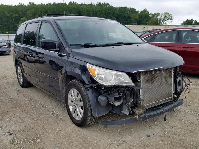 2C4RVABG9CR240442 - 2012 VOLKSWAGEN ROUTAN SE BLACK photo 1