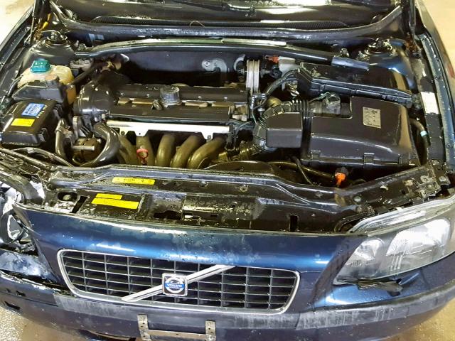 YV1RS61TX42318922 - 2004 VOLVO S60 BLUE photo 7