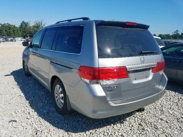 5FNRL38779B006555 - 2009 HONDA ODYSSEY EX SILVER photo 3