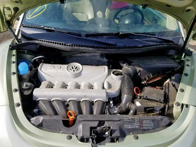 3VWRF31Y98M413763 - 2008 VOLKSWAGEN NEW BEETLE მწვანე ფოტო 7