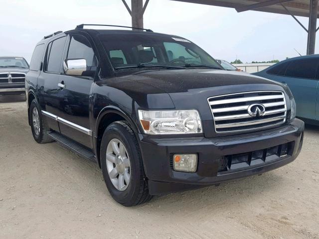 5N3AA08A07N800571 - 2007 INFINITI QX56 BLACK photo 1