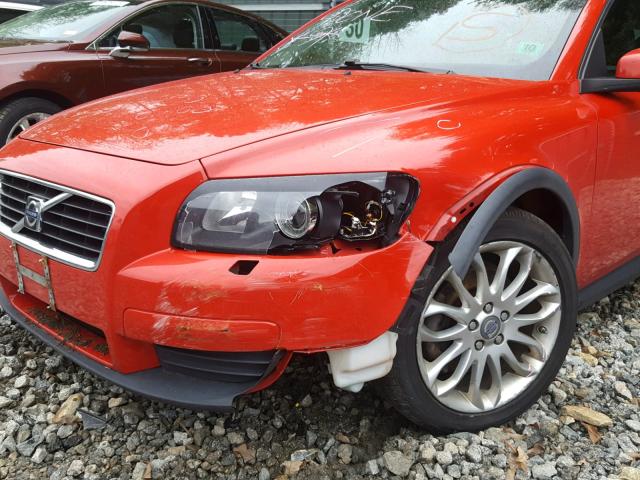 YV1MK672792145506 - 2009 VOLVO C30 T5 RED photo 9