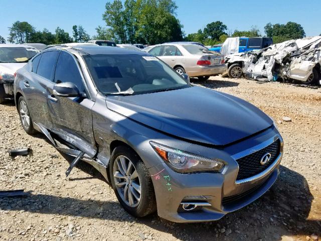 JN1BV7AR3FM417262 - 2015 INFINITI Q50 BASE GRAY photo 1