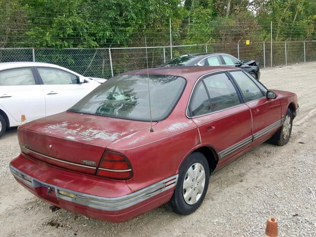 1G3HN52K4S4808041 - 1995 OLDSMOBILE 88 ROYALE RED photo 4