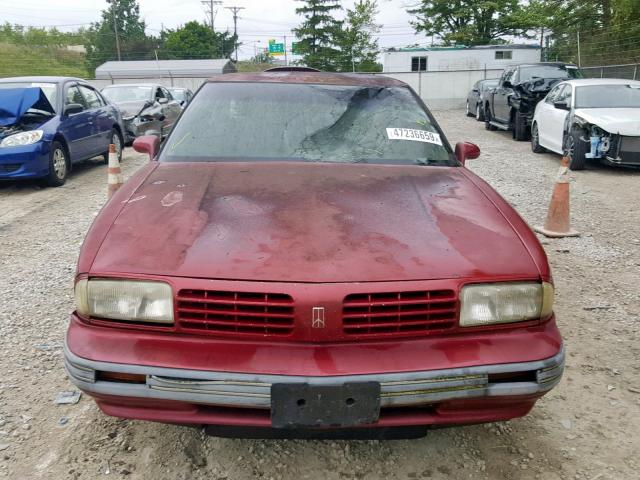 1G3HN52K4S4808041 - 1995 OLDSMOBILE 88 ROYALE RED photo 9