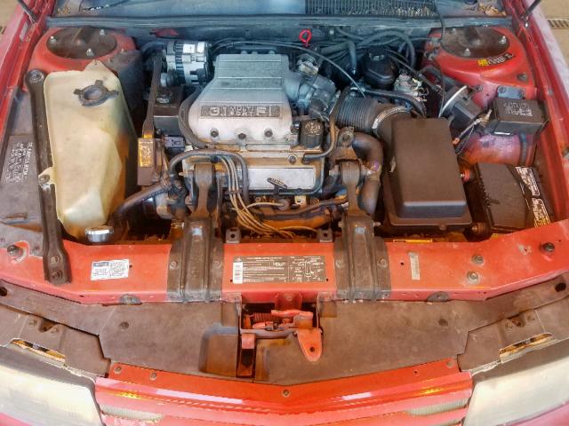 2G1WN14T4N9256539 - 1992 CHEVROLET LUMINA EUR RED photo 7