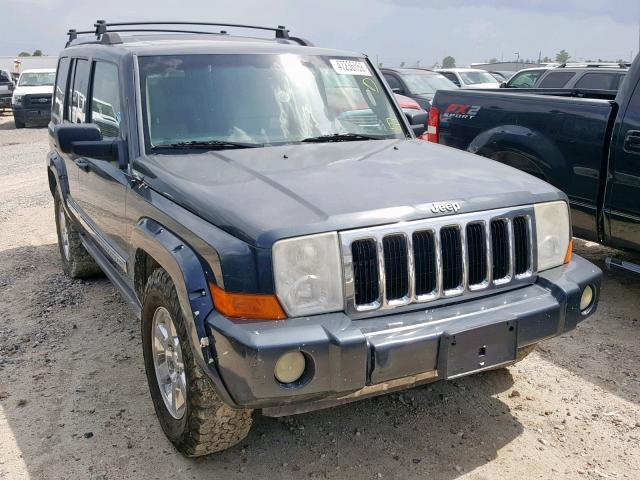 1J8HH582X7C673118 - 2007 JEEP COMMANDER BLUE photo 1
