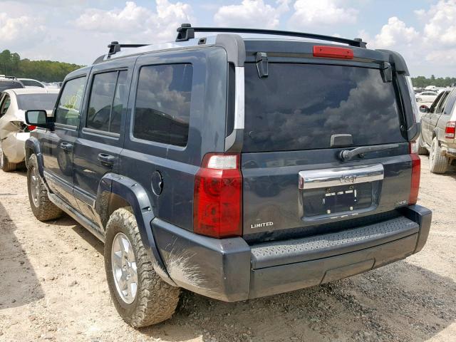1J8HH582X7C673118 - 2007 JEEP COMMANDER BLUE photo 3