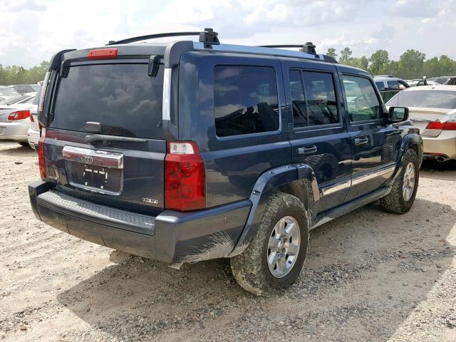 1J8HH582X7C673118 - 2007 JEEP COMMANDER BLUE photo 4