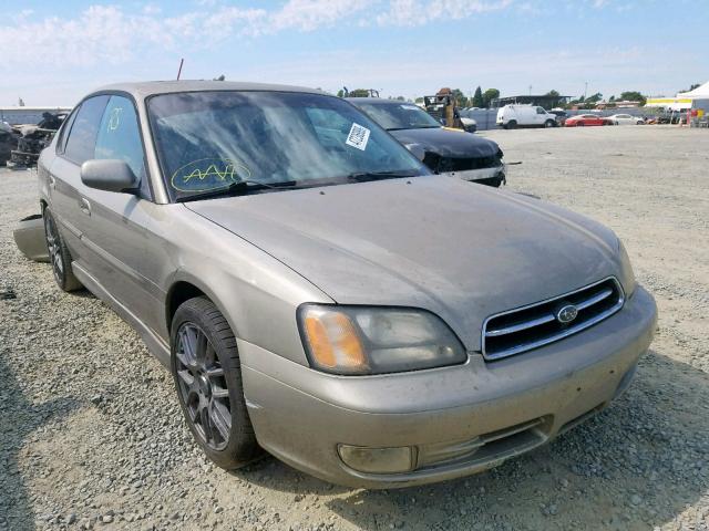 4S3BE6451Y7211309 - 2000 SUBARU LEGACY GT BEIGE photo 1